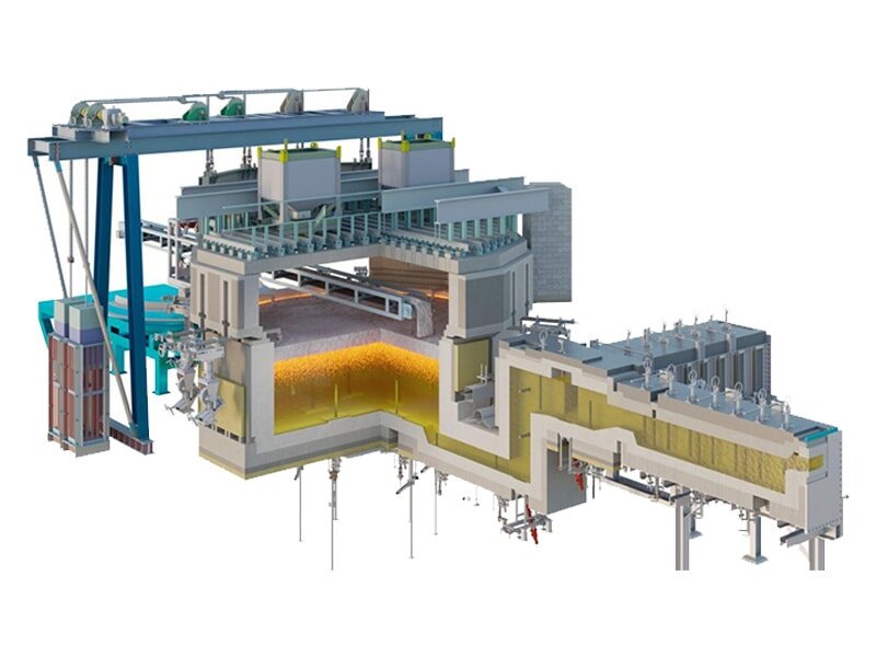 glass melting furnace