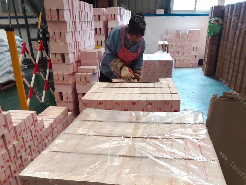 corundum brick production